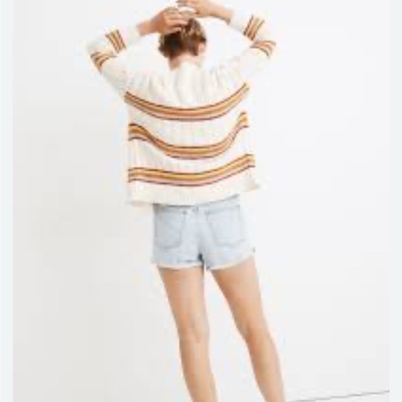 Madewell Striped Diaz Open Cardigan - Picture 2 of 10